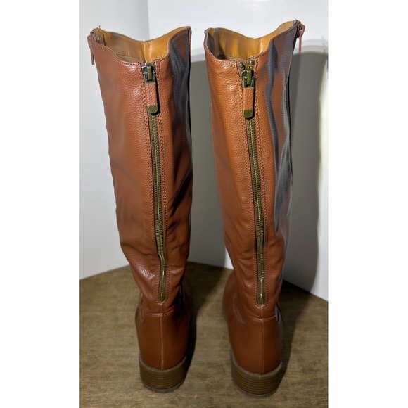 Women's Style & Co. Graciee - Size 7 1/2M - Knee-High Tall Riding Boots - Brown - Picture 3 of 10